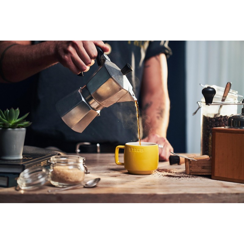 staub STAUB Z1029-086 Stapelbare Tasse, M, Citron 350ml, Keramikbecher, Keramik,