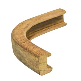 Whitecap Teak Outside Corner Track Bulkhead Molding, 3/4"