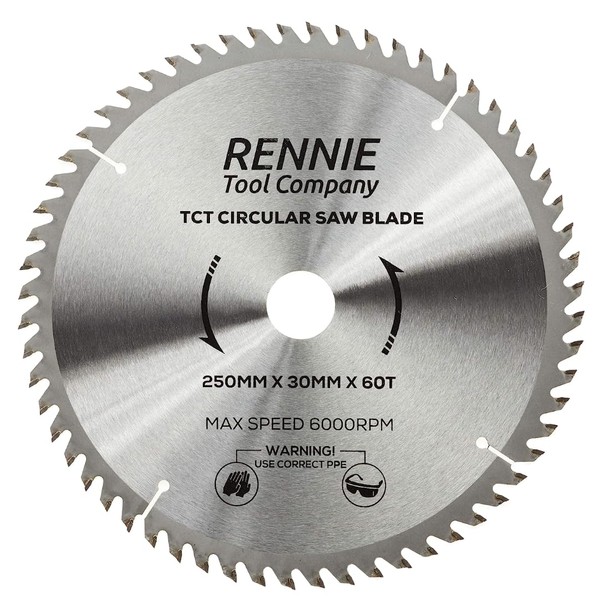 Rennie Tools - 250mm x 30mm x 60T TCT Circular