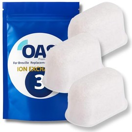 Filtros de Agua de Recambio para Cafetera Breville, con Resina de Intercambio de Iones para BWF100, Paquete de 3