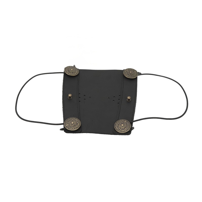 Archery Arm Guard Adjustable Strap Second Cowhide Arm Protector Pad
