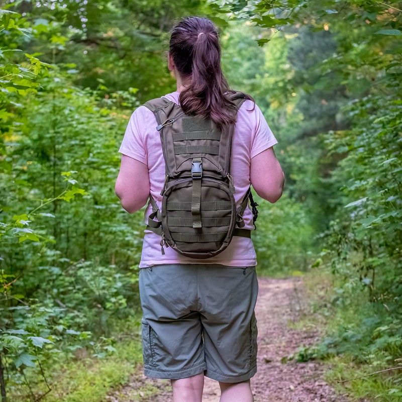 KAMUI Hydration Bag, Large Capacity 3L, Military Backpack, Water Supply,