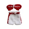 Newborn Baby Photography Shoot Outfits Cute Boxing Style Crochet Costume