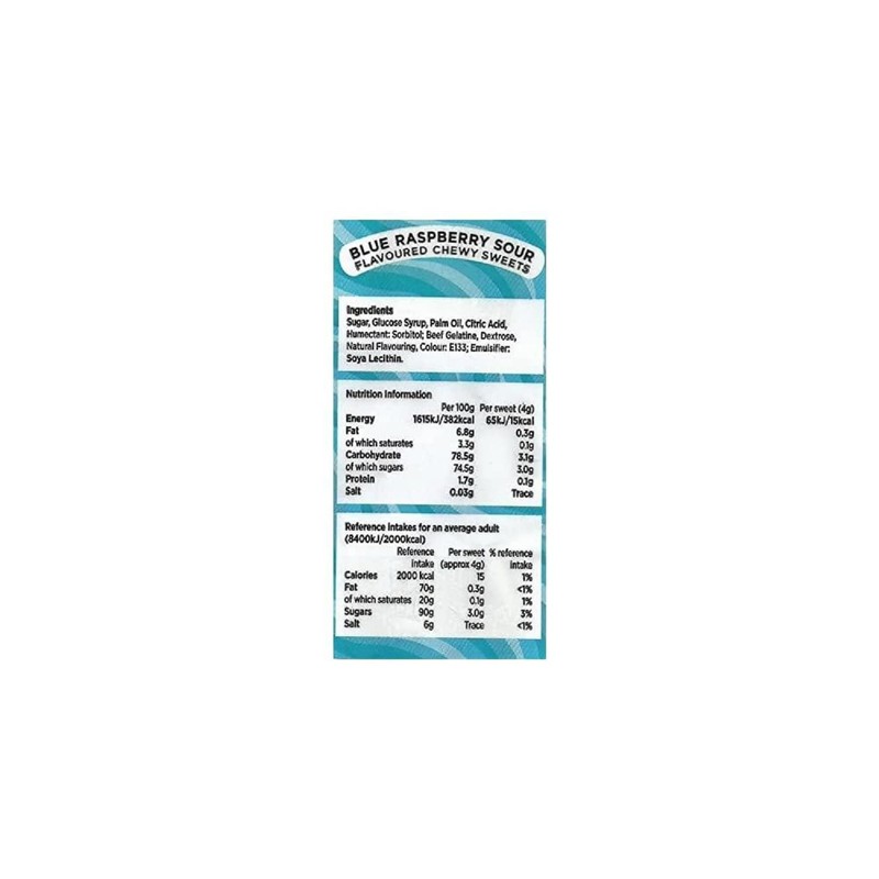 Bristows Chewy Blue Raspberry Bon Bons 150g