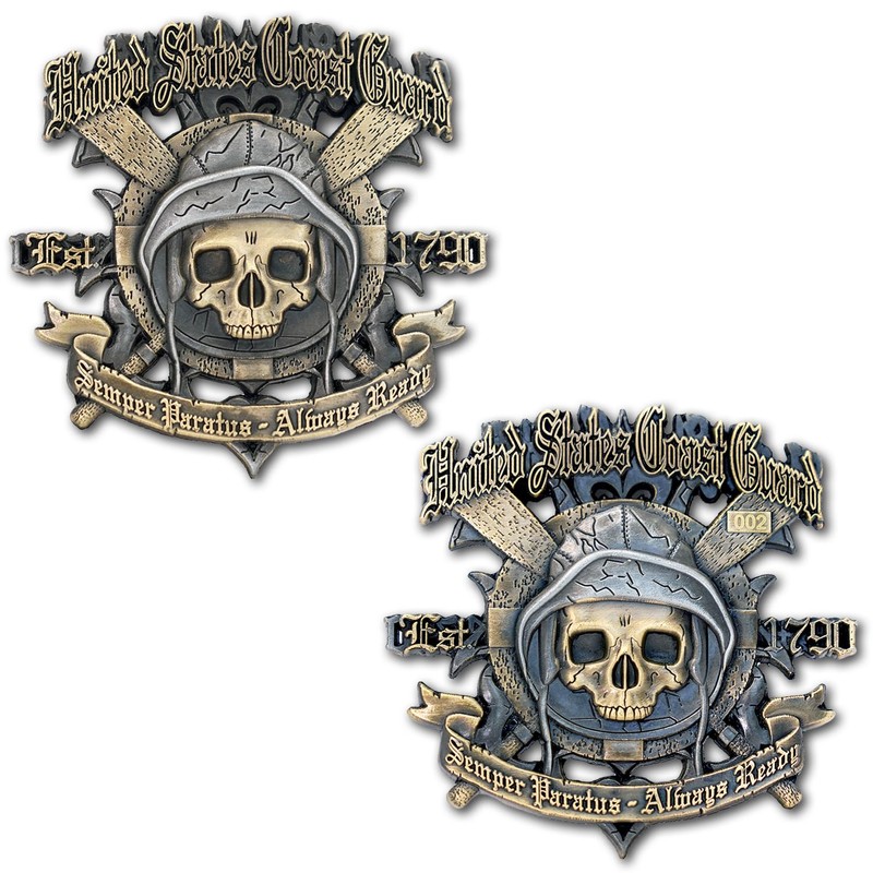 Stay Frosty Enterprises USCG Semper Paratus - Always Ready Challenge