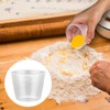 3PCS Rice Measuring Cup 160 ml Plastic Transparent Rice-Cooker Cups