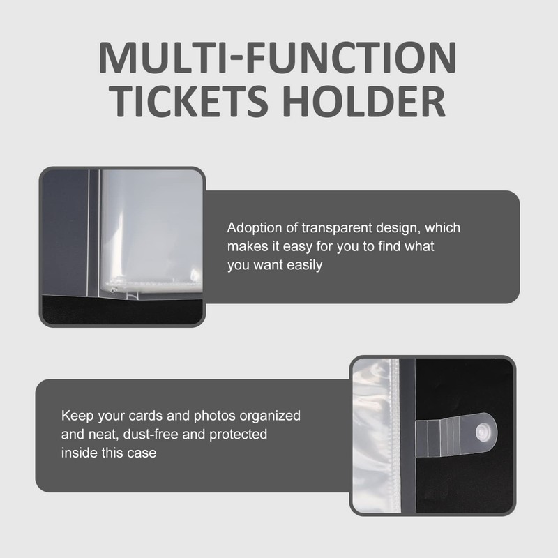 Operitacx 2pcs Memory Cards Album Tidy Organized Storage for Cards