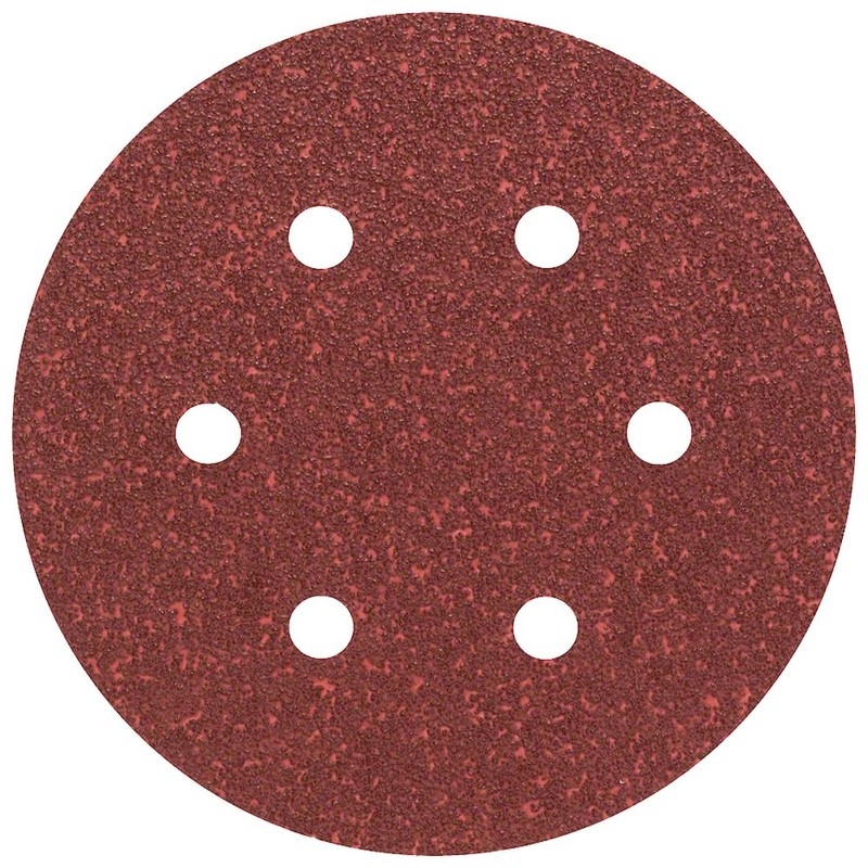 Bosch 2608605640 Sanding Discs for Wood, Velcro Type, 8 Hole,