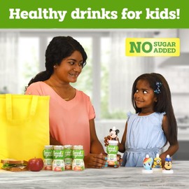 good2grow 100% Apple Juice for Kids - Apple Juice Bottles Bulk 24 Pack, Reusable Bottle, No Sugar Added, Good Source of Vitamin C - 6 fl oz, Pack of 24 (Spill Proof Tops Not Included)