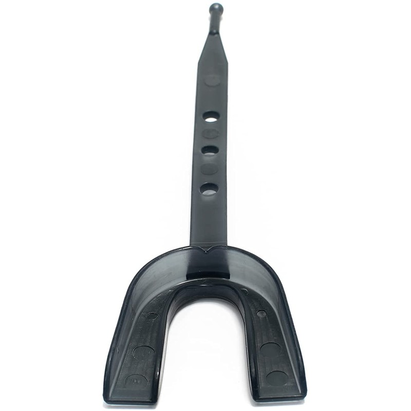 Game On - Protector bucal con correa (negro/humo)