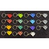 BrickCrafts Single Heart Keychain