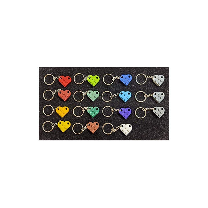 BrickCrafts Single Heart Keychain