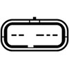 HELLA 8ET 009 142-101 Air Mass Sensor - Pipe-neck