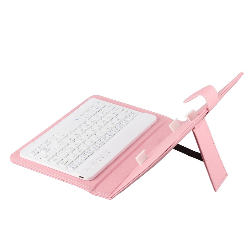 Universal Wireless Bluetooth Keyboard Flip Case Cover with Stand for