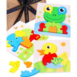 Jaques of London Wooden Animal Puzzle for Kids | Quality Wooden Jigsaw for 3 Year Olds | Perfect Wooden Toys | Since 1795