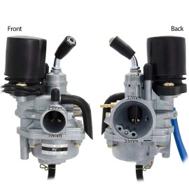 PCC Carburetor W/ ELECTRIC CHOKE FOR 2 Stroke MOPED Dinli JP Dino Helix Beast CA26