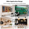 KGCGJVB 5Pcs Pegboard Screwdriver Holder Tool Organizers Double-Ring Peg Board
