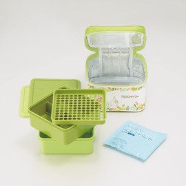Skater (Skater) Picnic Lunch Box with Cooler Bag and Ice Pack, My Neighbor Totoro, Mei and I, Made in Japan, 2240 ml (75.8 oz), Studio Ghibli, KCPC2-A