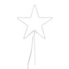 Lights4fun Osby Star Tree Topper Christmas Decoration Warm White LED