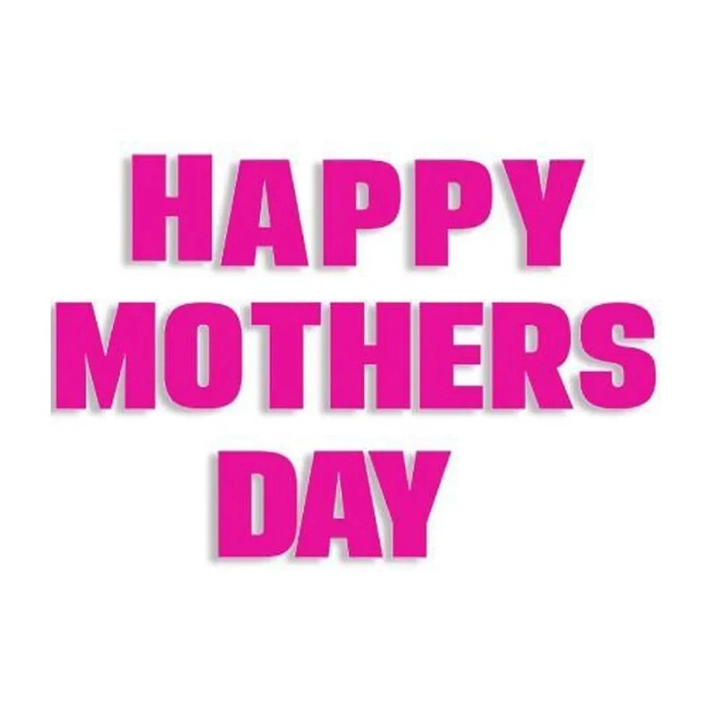 VictoryStore Happy Mother's Day Pink Yard Letters, 15pc Mothers Day