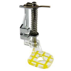 ZIGZAGSTORM P60417 Slant Shank Free Motion Guide Presser Foot for Singer Sewing Machine - P60417