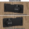 Door Lock, Retrofitted Room Key, 3-Digit Dial, Key Drop-proof, Zinc
