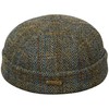 Sterkowski Docker Hat Harris Tweed Beanie Cap for Men and