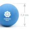 Massage Ball Set of 2 Natural Rubber Including Net -