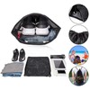 Mesh beach bag, drawstring gym bag, black mesh bag, mesh