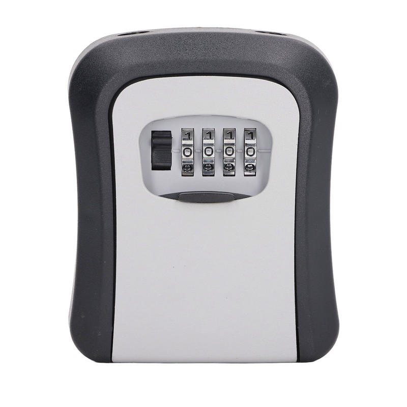 Key Lock Box 5in 4 Digit Combination Lockbox Resettable Code