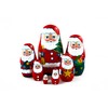 Matryoshka Russian Nesting Doll Babushka Santa Claus Set 7 Pieces