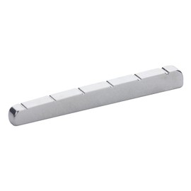42mm Slotted Guitar Stainless Steel Nut for Strat Stratocaster Telecaster Style 6 String Electric Guitar Chrome 42x3.5mm