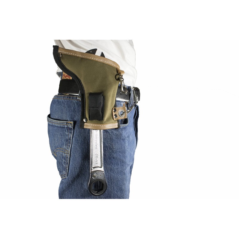 Proferred T10001 Mining Adjustable Wrench with Hammer, Chrome Finish, 12"