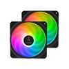 Allied Mach-9 RGB Double Fan Pack: 120mm High Performance Case