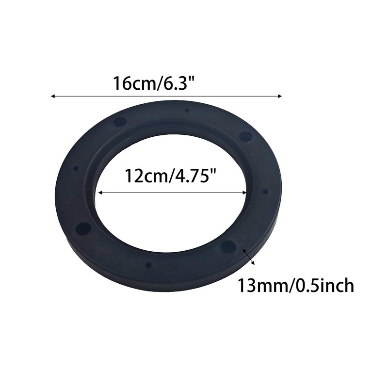 AUXBC 2Pcs 5 Inch Universal Fit ABS Car Stereo Speaker