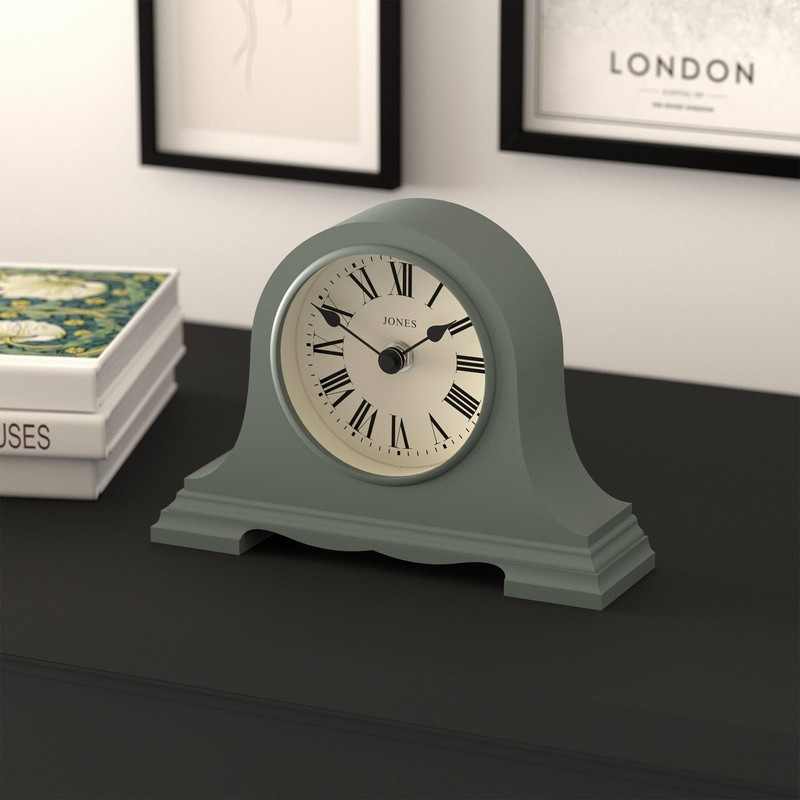 JONES CLOCKS® Speakeasy Mantel Clock | Classic Napoleon’s hat Design
