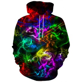 Hgvoetty Hoodies for Men Graphic Sweatshirts for Women Unisex Colorful Clothing for Adult Cool Festival Costumes XXL