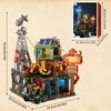 Brixelion Doomsday Building Set, Modular Building Blocks with Lighting, Car,