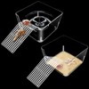 2 Pack Hermit Crab Water Tank, Cage Accessories With Climbing