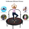 48 Inch Foldable Fitness Trampolines with 4 Level Adjustable Heights