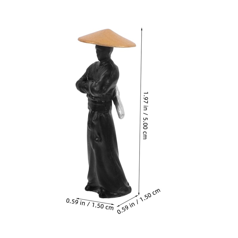 SUPVOX 4pcs Miniature Plastic Mini Figures for Desktop Decor Historical