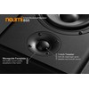 NEUMI BS5 Passive Bookshelf Speakers, 5-Inch Woofer, 1-Inch Tweeter, Dark