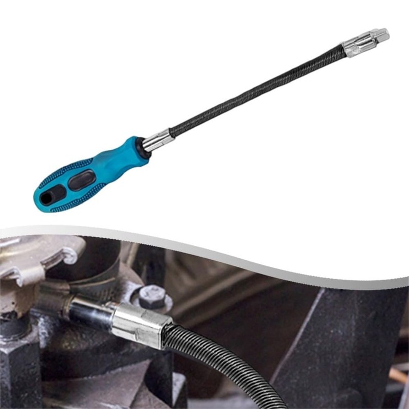 Flexible Socket Adapter Handle For 1/4 Inch Square Socket Wrench,
