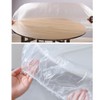 NentMent 10 Pack Disposable Picnic Table Cloth Clear Plastic Film