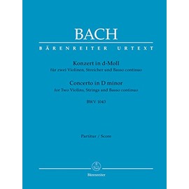 Double Concerto for Two Violins in D minor BWV 1043 (Full Score)