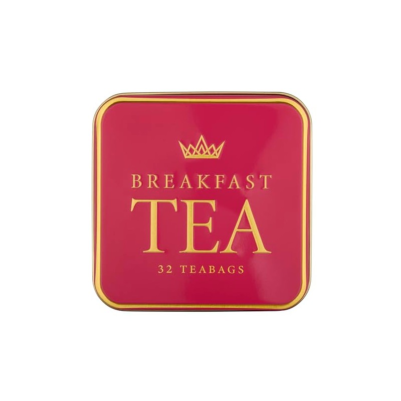 New English Teas Victorian Garden Tea Tin with 32 English