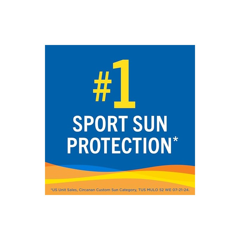 Rendimiento de bloqueador solar Banana Boat Sport, 8 onzas