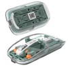 Transparent Mouse, 2.4G USB, Wireless, Bluetooth, Quiet, Type-C Charging, 4DPI,