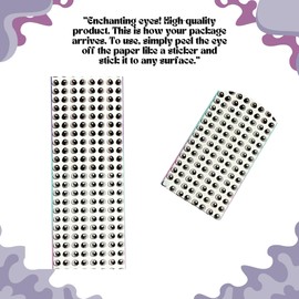 S34-7: Resin Googly & Wiggle Eyes (208 Pcs/104 Pairs) 7mm – Brown – Self-Adhesive for DIY Crafts, Clay, Felt, EVA, Cold Porcelain, Polymer Clay, Sculptures, Amigurumi, Scrapbooking & DIY Projects