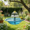 2026 New Solar Cascade Hanging Bird Bath Fountain, Outdoor Hanging